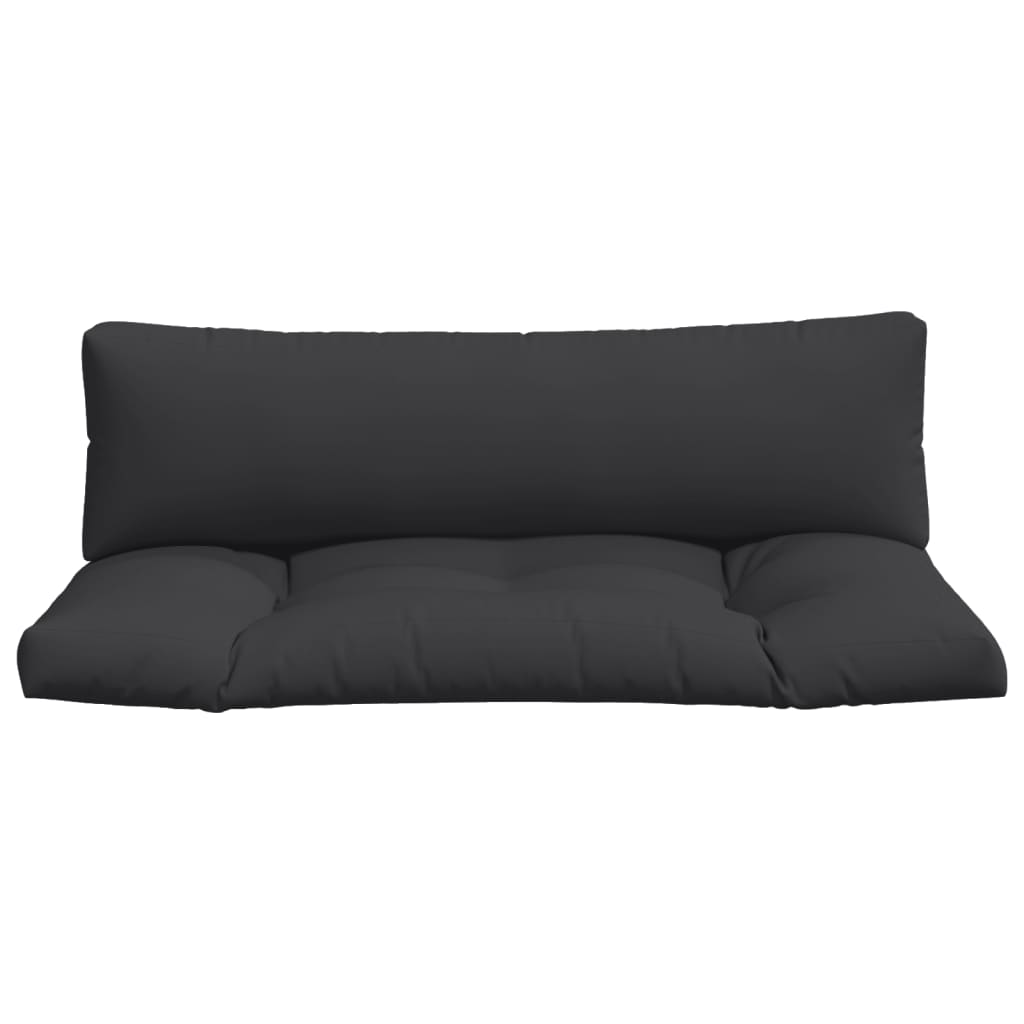 vidaXL Perne de paleți, 2 buc., negru, material textil