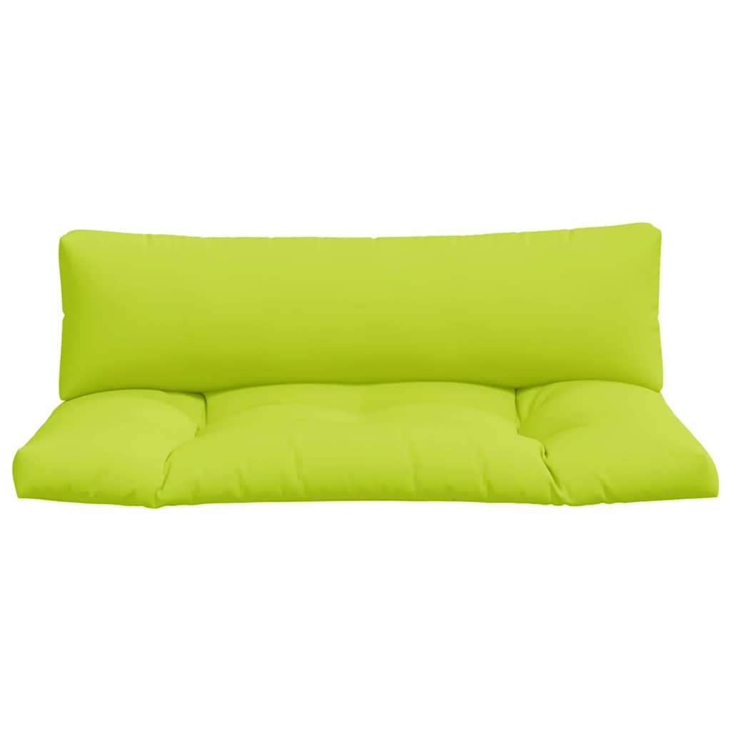 vidaXL Perne de paleți, 2 buc, verde aprins, material textil