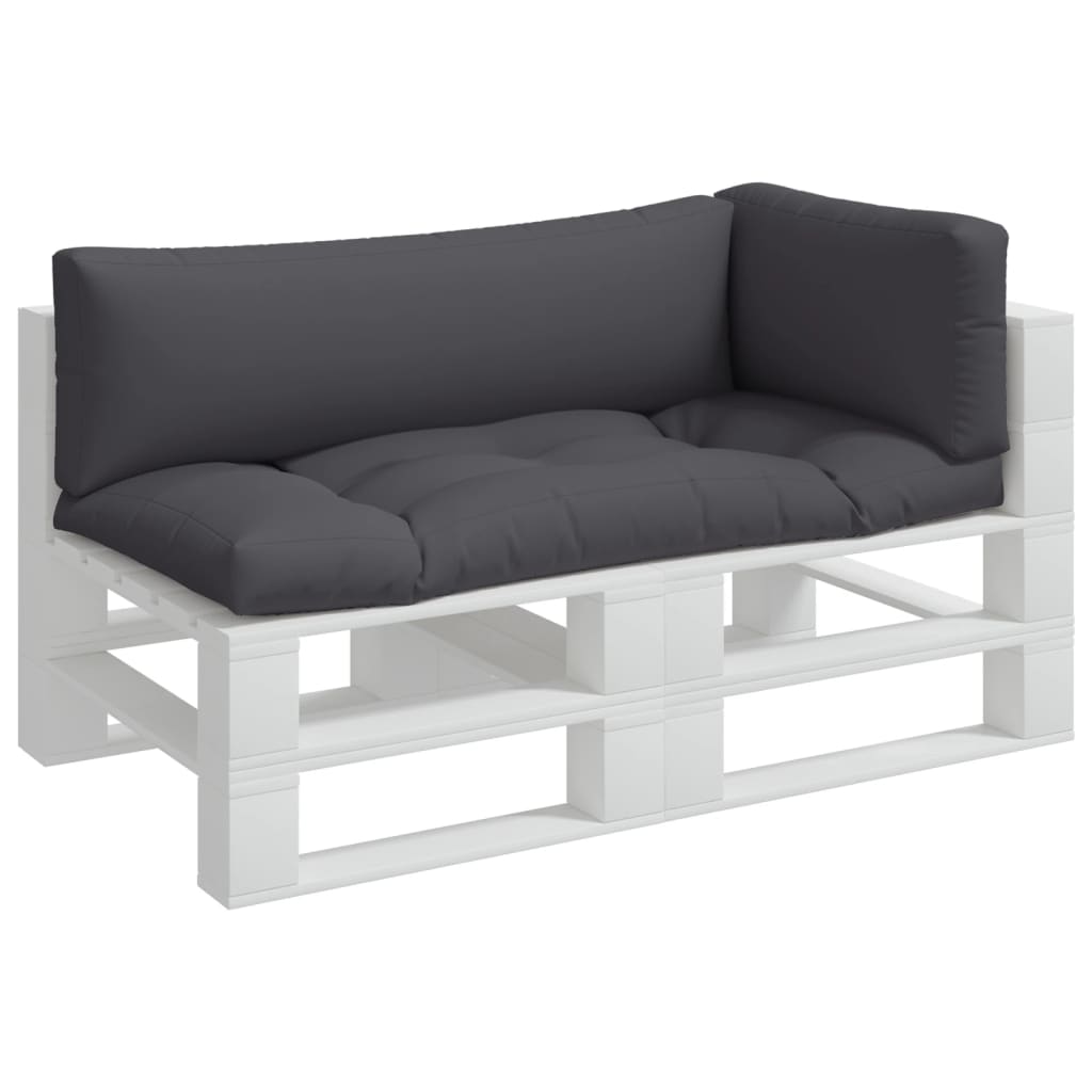 vidaXL Perne de paleți, 3 buc., antracit, material textil