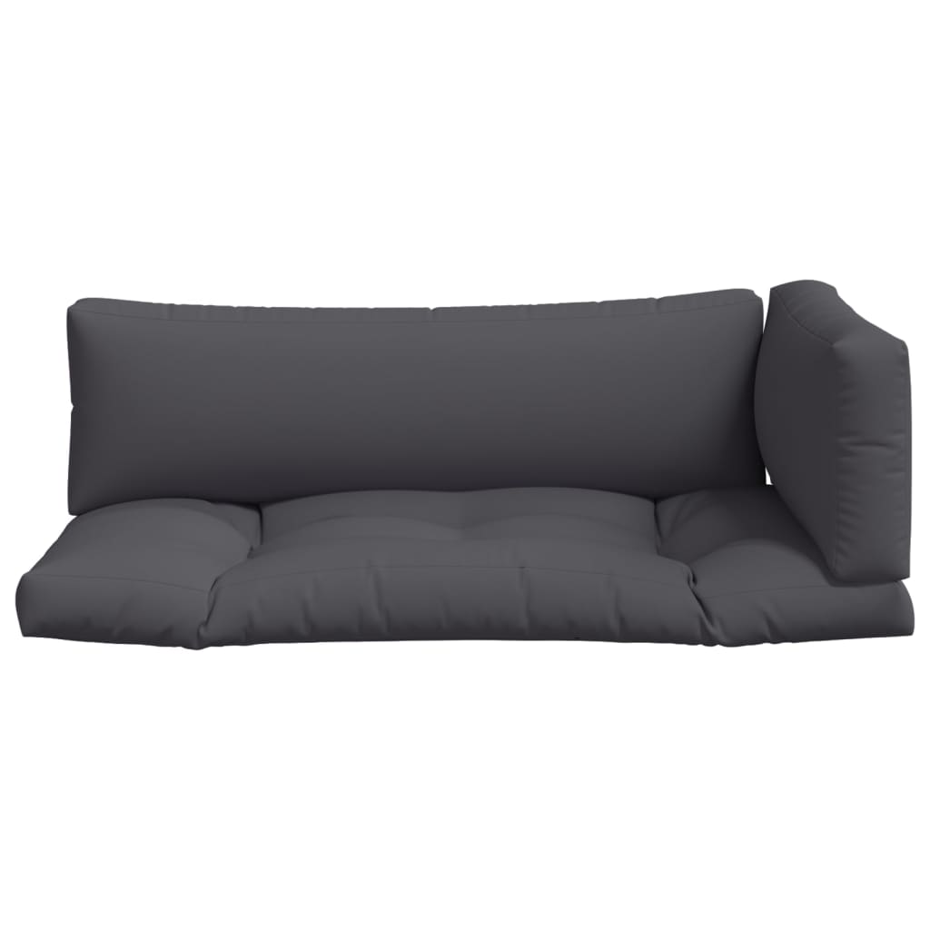 vidaXL Perne de paleți, 3 buc., antracit, material textil