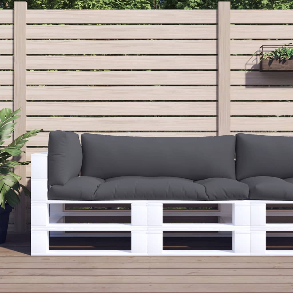 vidaXL Perne de paleți, 3 buc., antracit, material textil