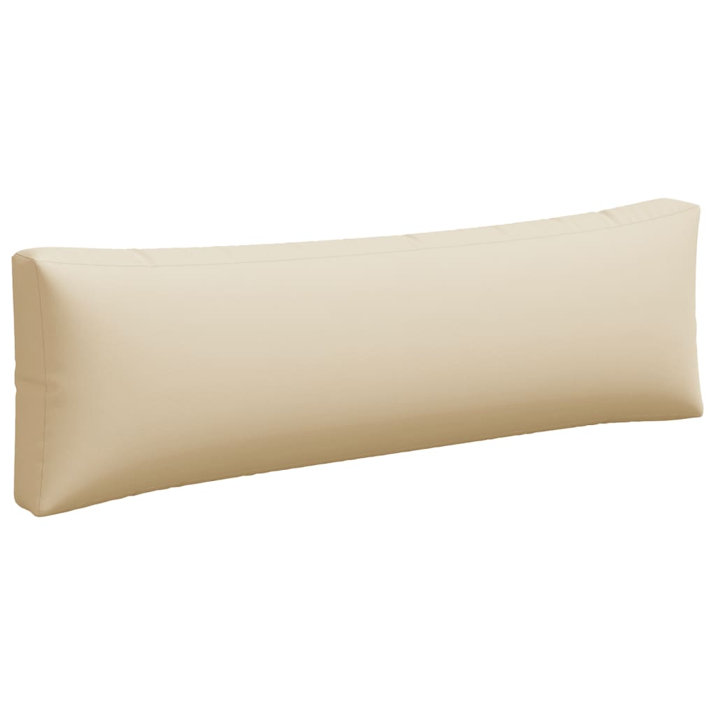 vidaXL Perne de paleți, 3 buc., bej, material textil
