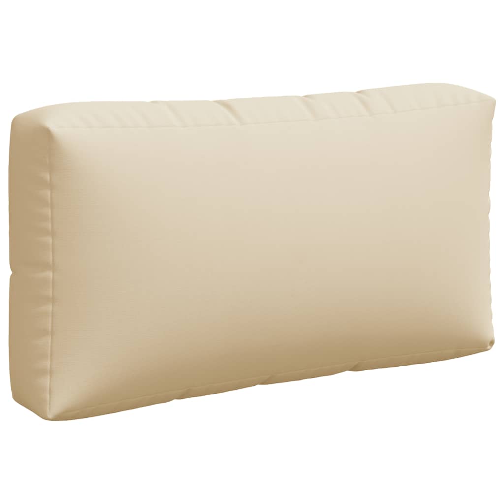 vidaXL Perne de paleți, 3 buc., bej, material textil