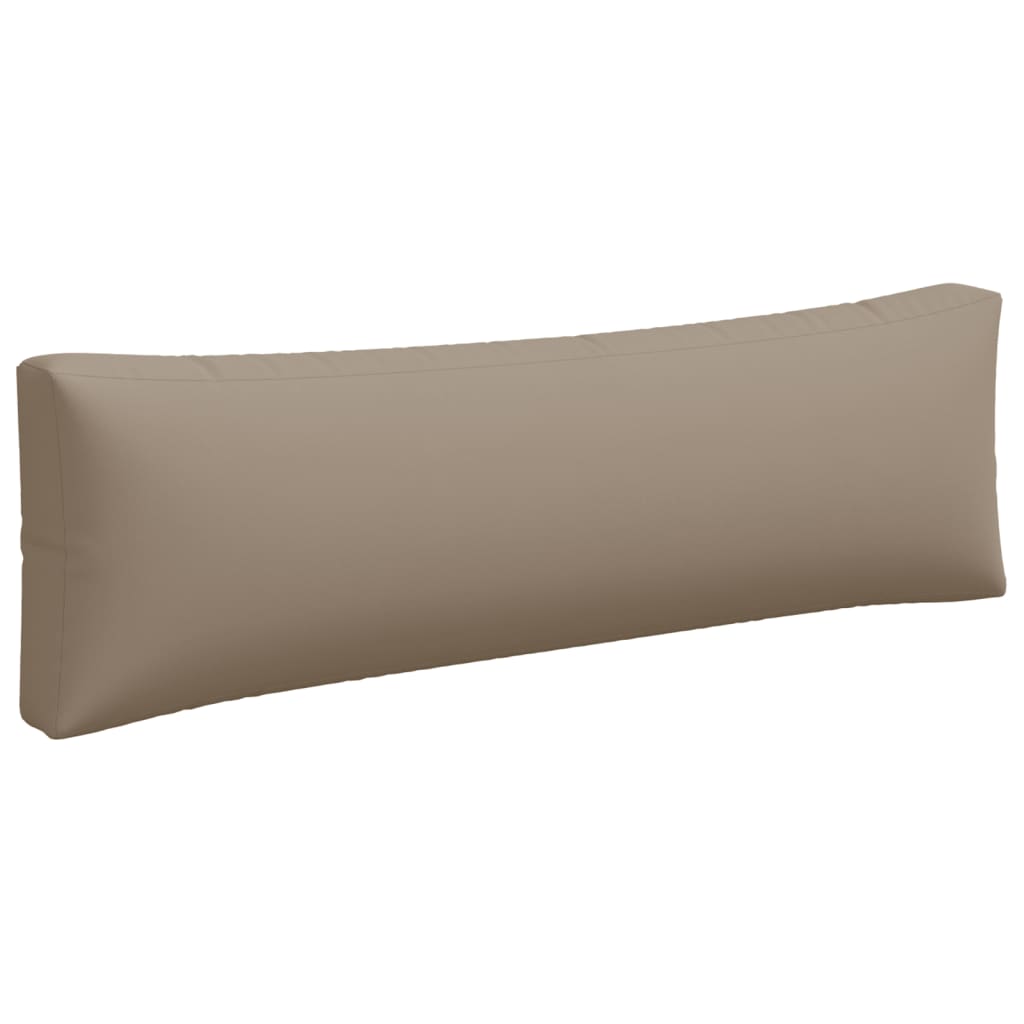 vidaXL Perne de paleți, 3 buc., gri taupe, material textil