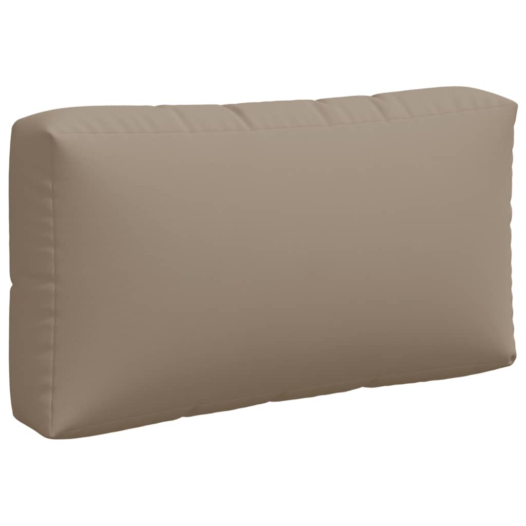 vidaXL Perne de paleți, 3 buc., gri taupe, material textil