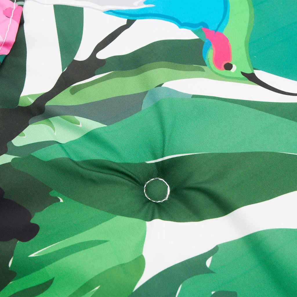 vidaXL Perne scaun de grădină, 2 buc., multicolor, 40x40x4 cm, textil