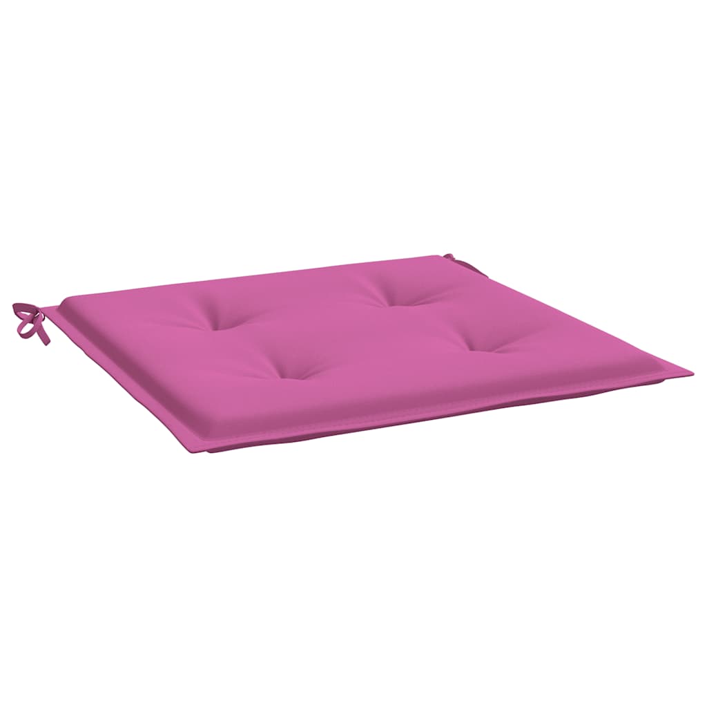 vidaXL Perne scaun de grădină, roz, 4 buc., 40x40x4 cm, textil vidaXL Perne scaun de grădină, roz, 4 buc., 40x40x4 cm, textil