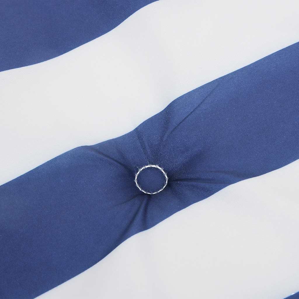 vidaXL Perne scaun grădină 2 buc dungi albastru&alb 50x50x4 cm, textil vidaXL Perne scaun grădină 2 buc dungi albastru&alb 50x50x4 cm, textil