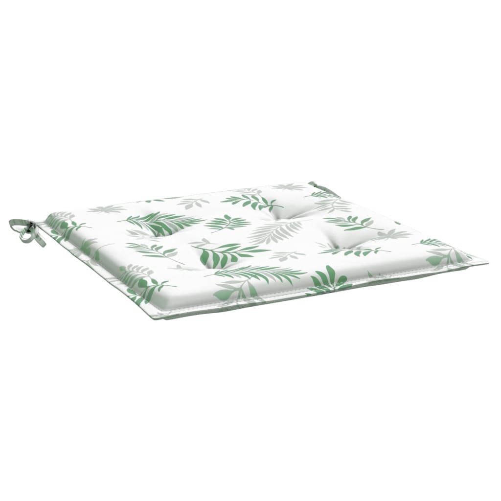 vidaXL Perne de scaun, model frunze, 4 buc., 50x50x3 cm, textil vidaXL Perne de scaun, model frunze, 4 buc., 50x50x3 cm, textil