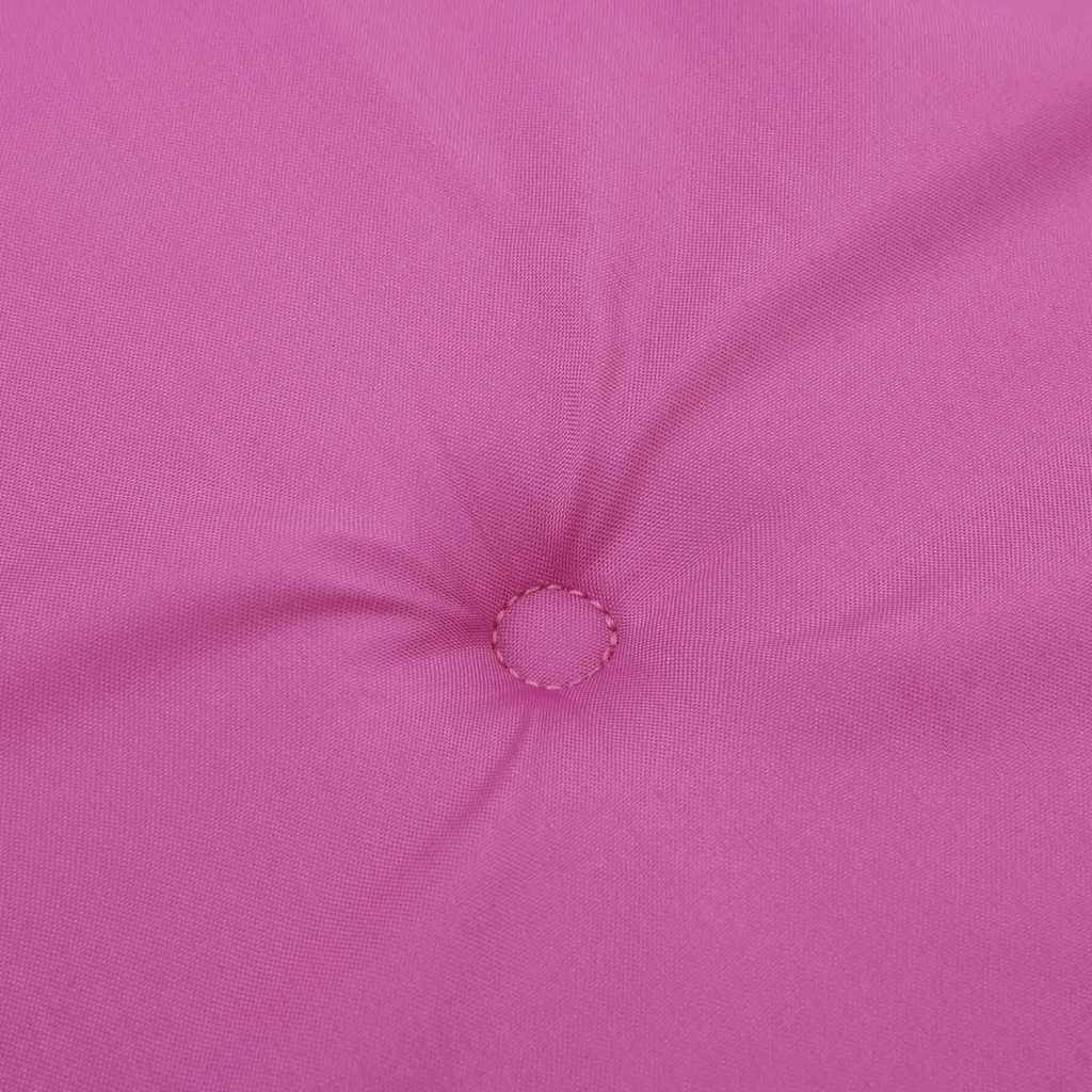 vidaXL Perne scaun grădină, roz, 6 buc., 50x50x4 cm, textil