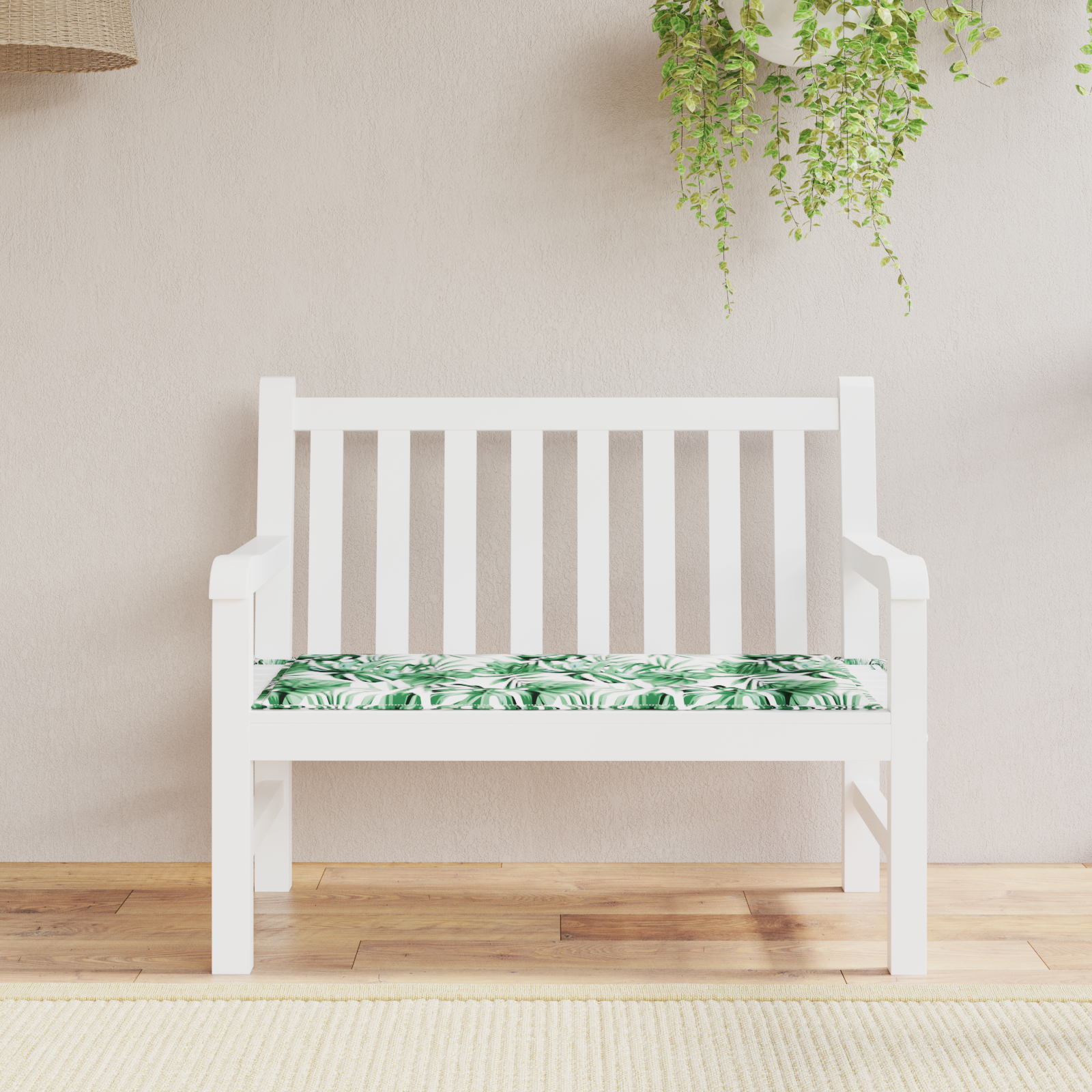 Perdea de grădină vidaXL cu model de frunze, 100x50x4 cm, fabricată din material Oxford Perdea de grădină vidaXL cu model de frunze, 100x50x4 cm, fabricată din material Oxford