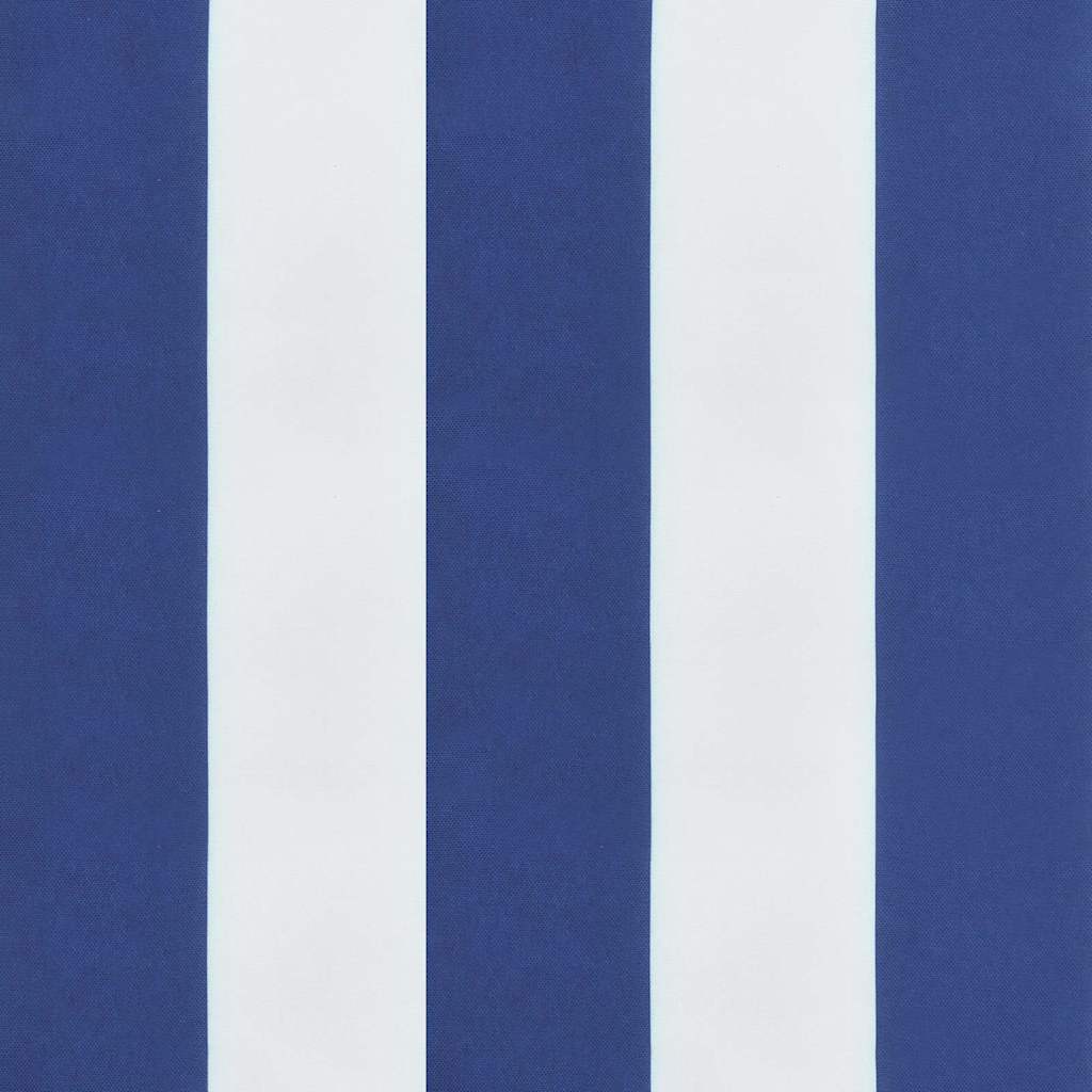 vidaXL Pernă de bancă dungi albastre și albe 100x50x4 cm textil oxford