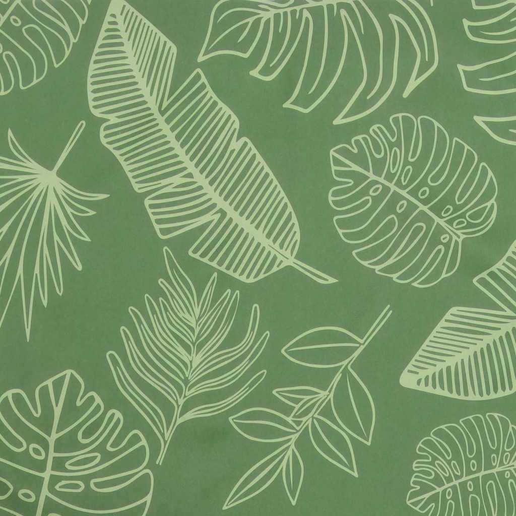 vidaXL Pernă bancă de grădină model frunze, 100x50x4 cm, textil oxford