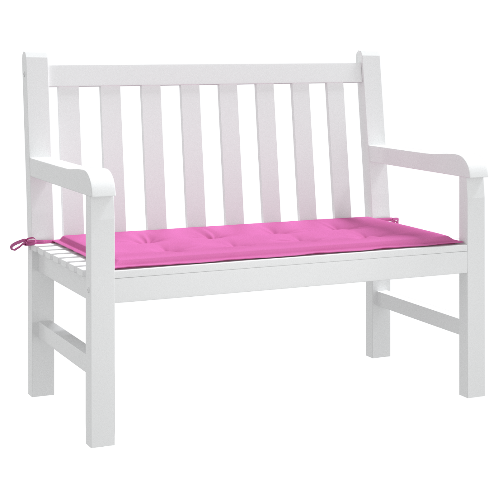vidaXL Pernă pentru bancă de grădină roz 120x50x4 cm Țesătură Oxford