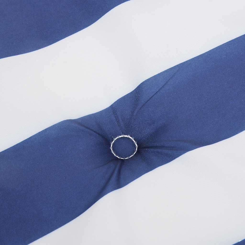 vidaXL Pernă de bancă dungi albastre și albe 150x50x4 cm textil oxford