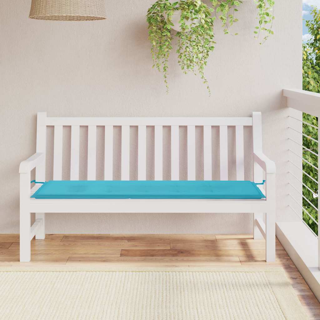 vidaXL Pernă de bancă de grădină, turcoaz, 150x50x4 cm, textil oxford vidaXL Pernă de bancă de grădină, turcoaz, 150x50x4 cm, textil oxford