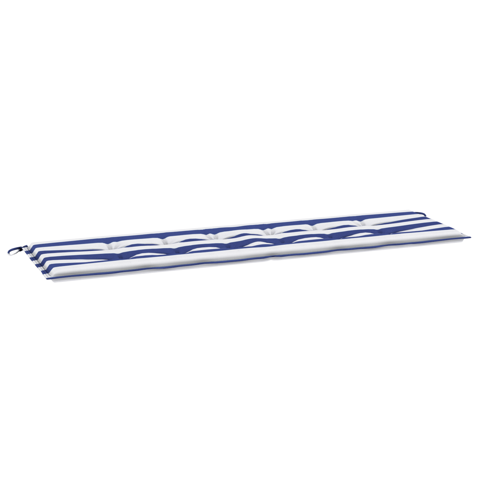 vidaXL Pernă bancă, dungi albastre/albe, 180x50x4 cm, material oxford