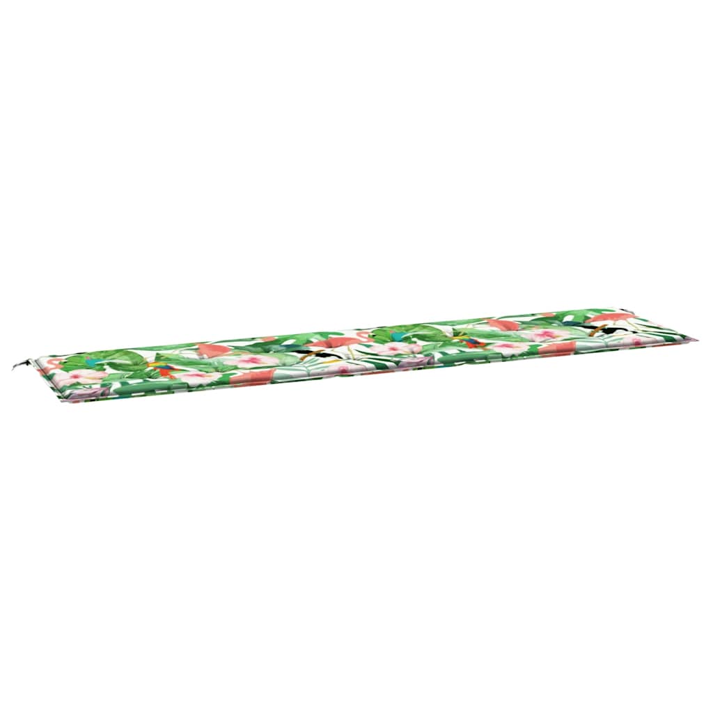 vidaXL Pernă pentru bancă de grădină, multicolor, 200x50x4 cm, textil