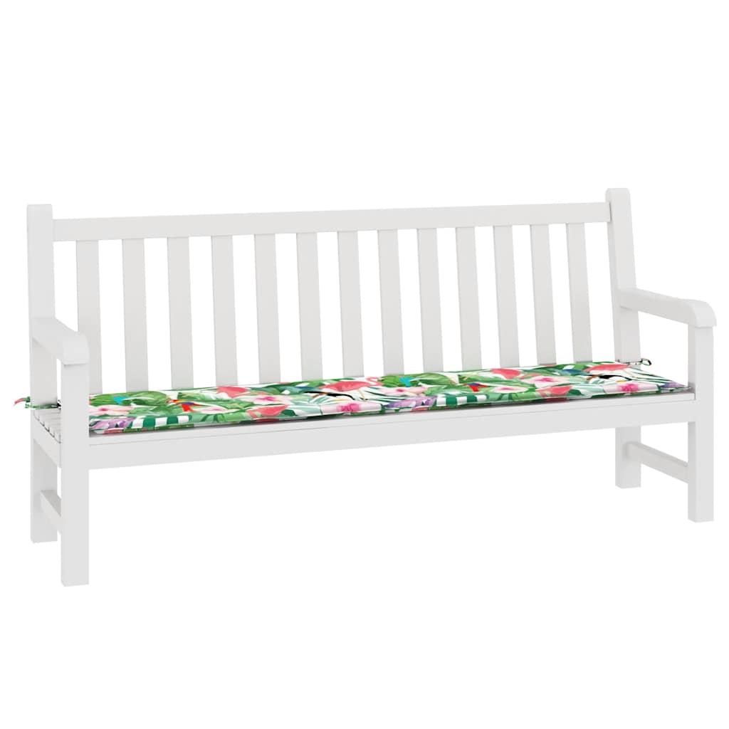 vidaXL Pernă pentru bancă de grădină, multicolor, 200x50x4 cm, textil