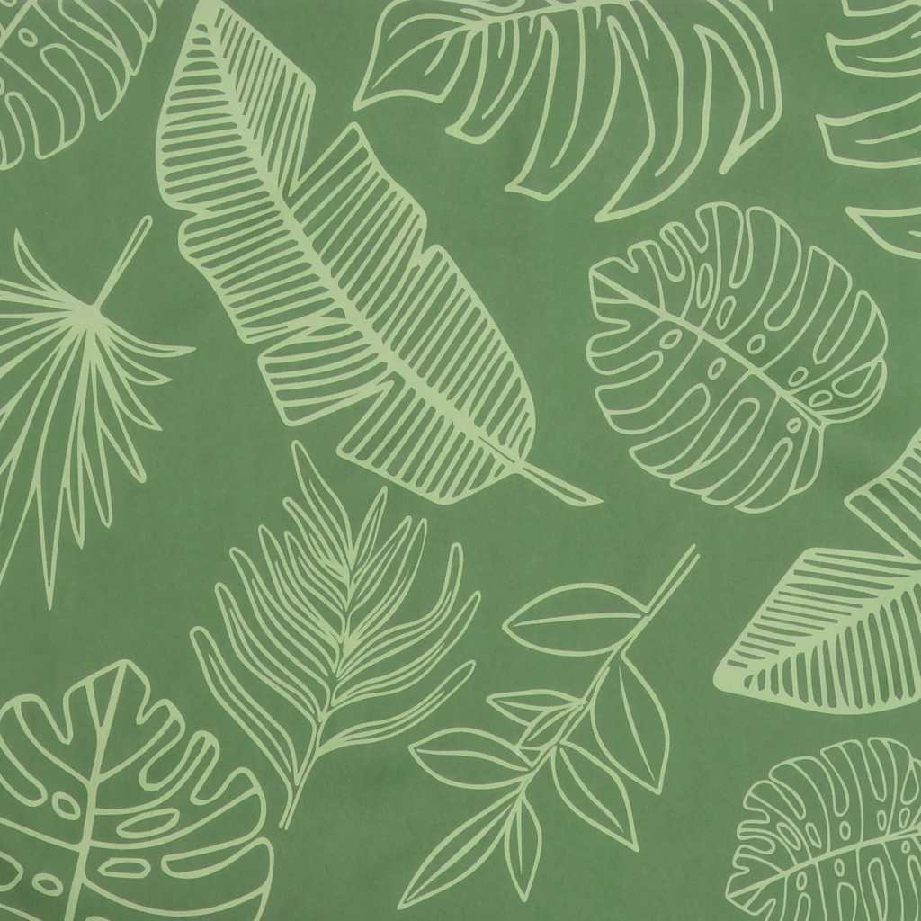 vidaXL Pernă bancă de grădină, model frunze, 200x50x4 cm, textil vidaXL Pernă bancă de grădină, model frunze, 200x50x4 cm, textil