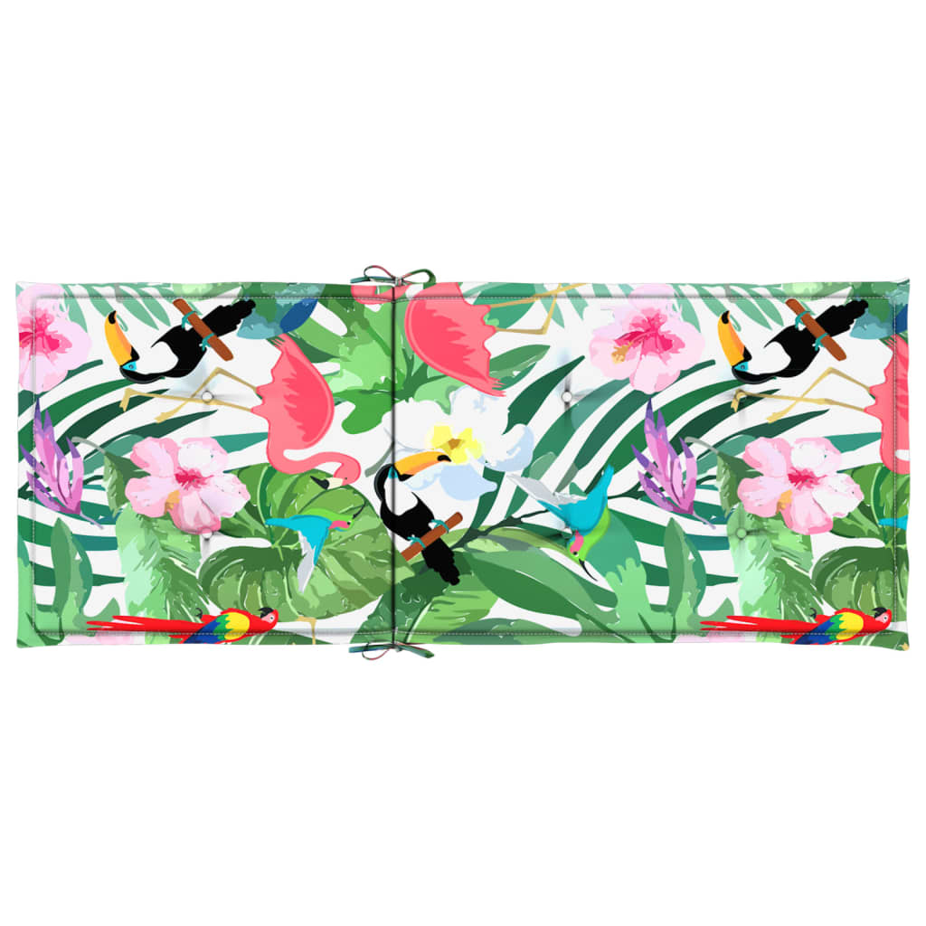 vidaXL Perne scaun spătar înalt multicolor 2 buc. 120x50x3 cm textil