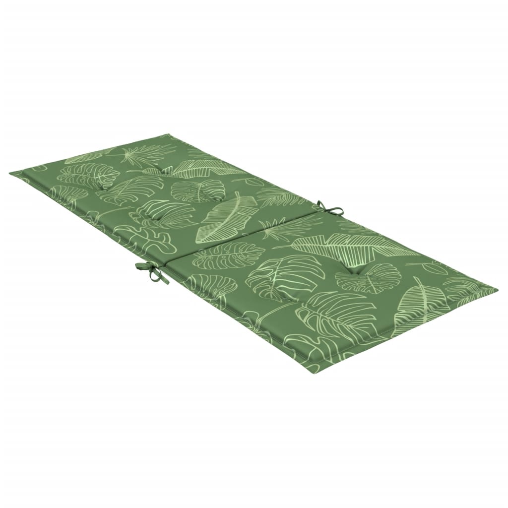 vidaXL Perne de scaun spătar înalt, 6 buc., model frunze, textil