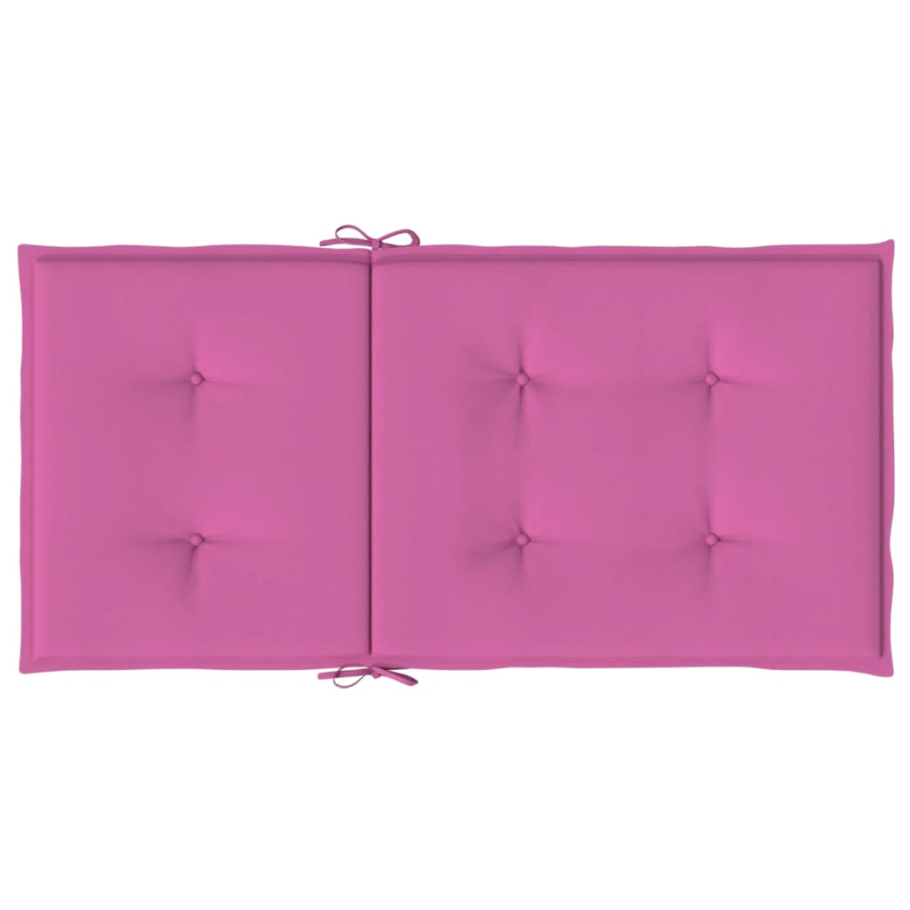 vidaXL Perne pentru scaune cu spătar mic, 4 buc., roz, textil vidaXL Perne pentru scaune cu spătar mic, 4 buc., roz, textil