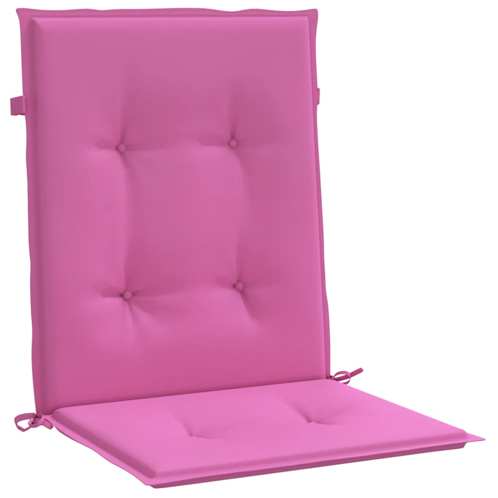 vidaXL Perne pentru scaune cu spătar mic, 6 buc., roz, textil
