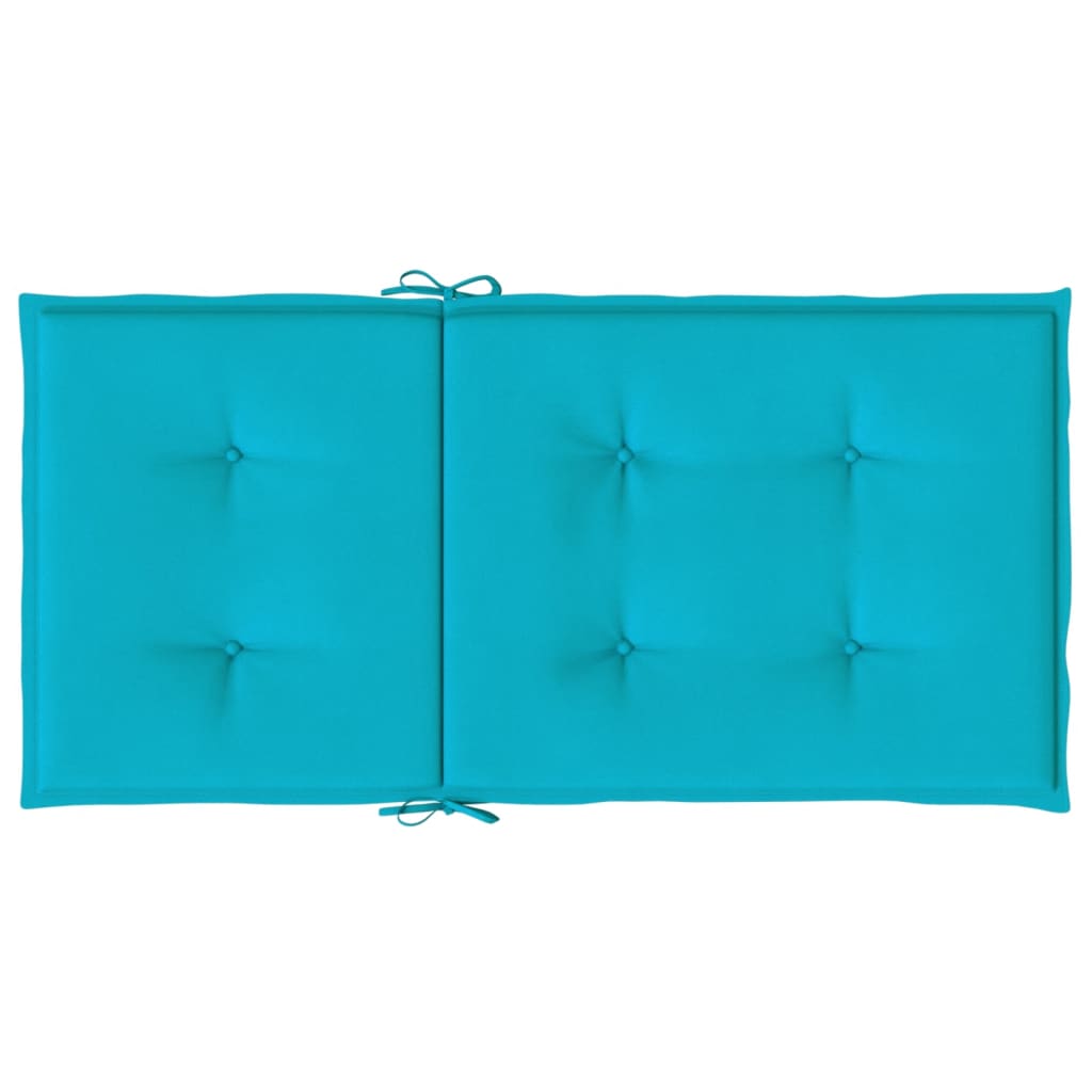 vidaXL Perne pentru scaune cu spătar mic, 6 buc., turcoaz, textil