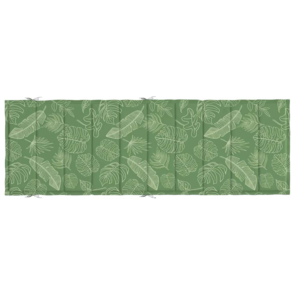 vidaXL Pernă de șezlong, model frunze, textil Oxford