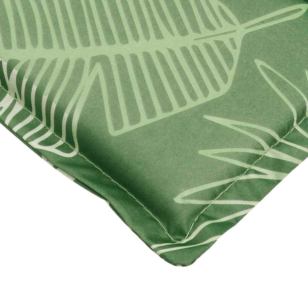 vidaXL Pernă de șezlong, model frunze, textil Oxford
