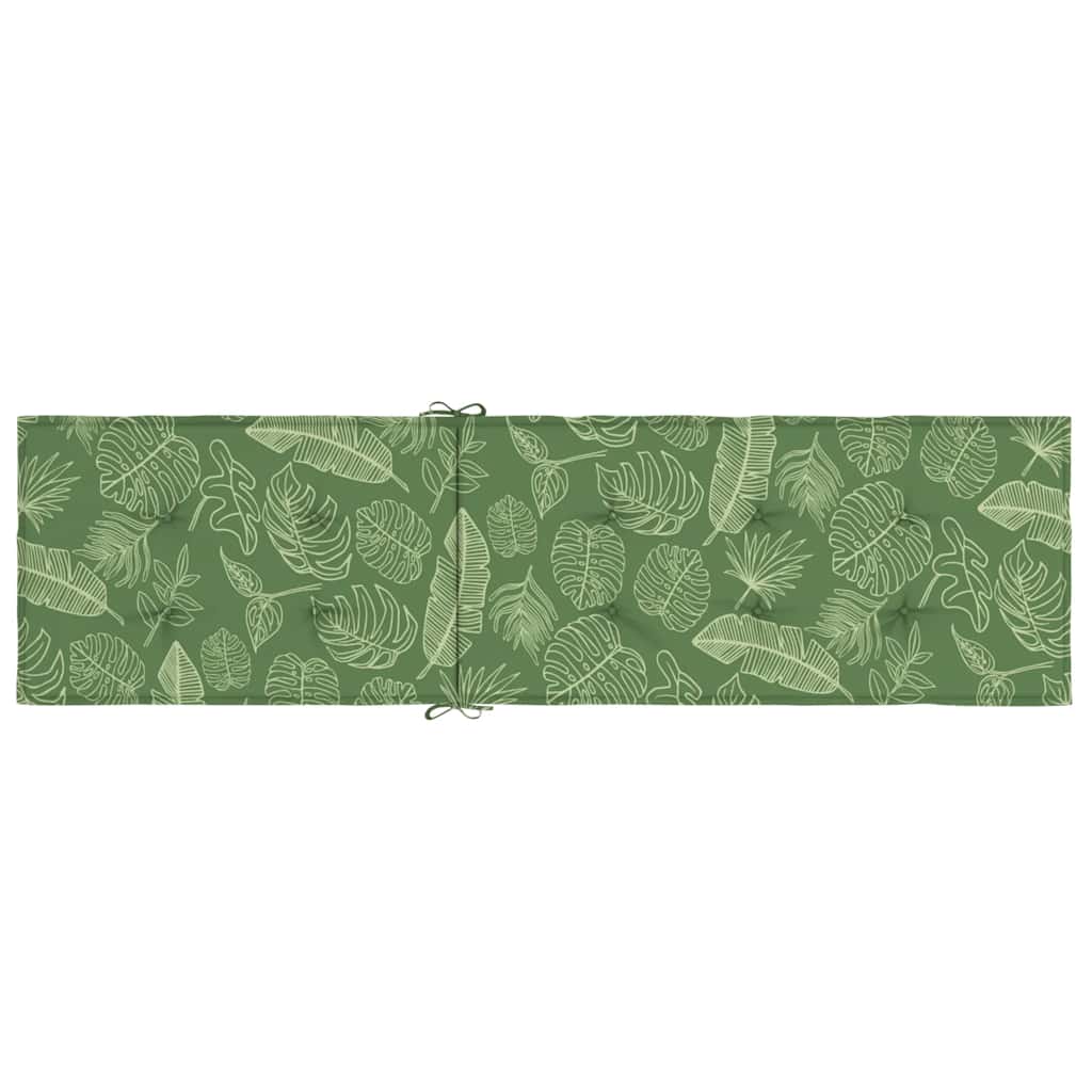 vidaXL Pernă scaun de terasă, model frunze, textil Oxford