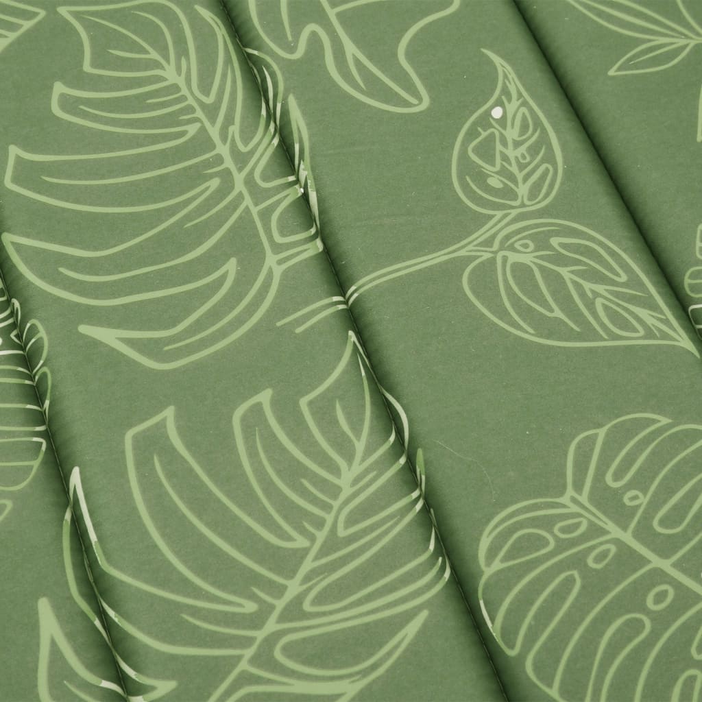vidaXL Pernă de șezlong, model frunze, textil Oxford vidaXL Pernă de șezlong, model frunze, textil Oxford