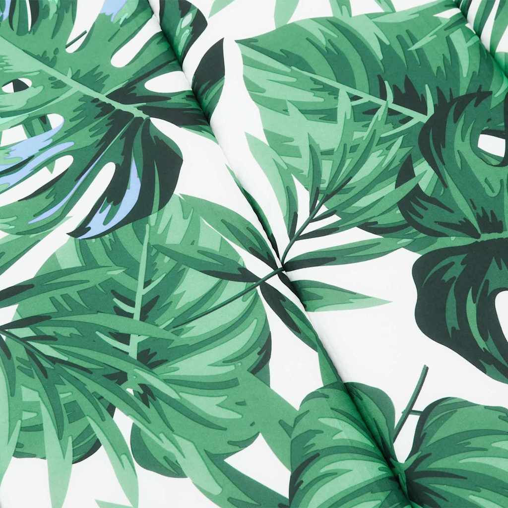 vidaXL Perna de șezlong pentru soare Floral Verde 200 x 70 x 4 cm vidaXL Perna de șezlong pentru soare Floral Verde 200 x 70 x 4 cm