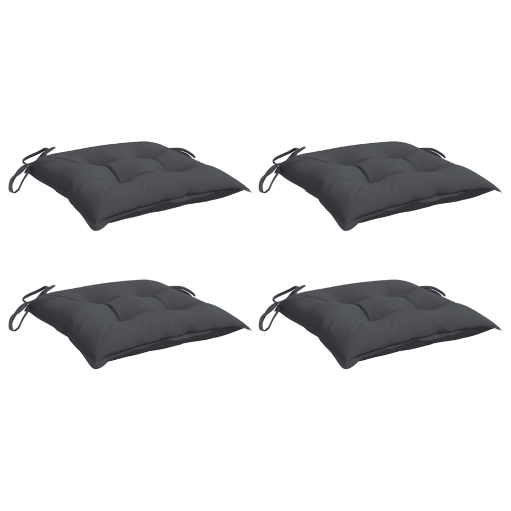 vidaXL Perne de scaun, 4 buc., antracit, 50x50x7 cm, textil oxford vidaXL Perne de scaun, 4 buc., antracit, 50x50x7 cm, textil oxford