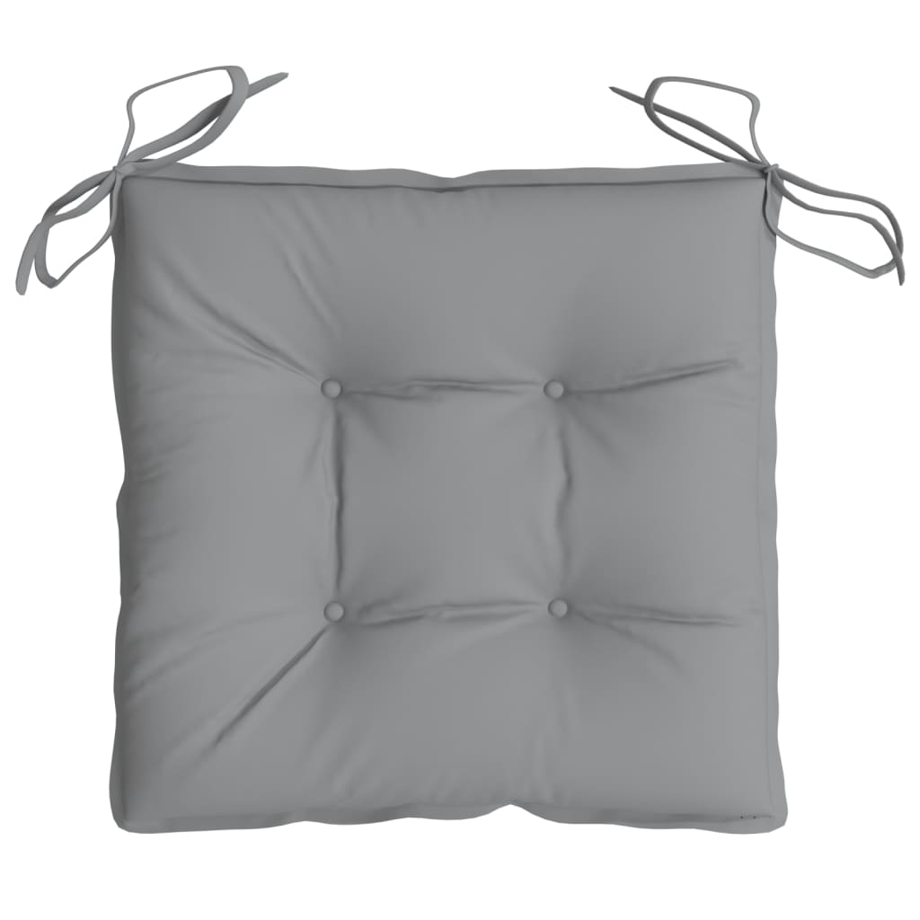 vidaXL Perne de scaun, 4 buc., gri, 50x50x7 cm, textil oxford vidaXL Perne de scaun, 4 buc., gri, 50x50x7 cm, textil oxford
