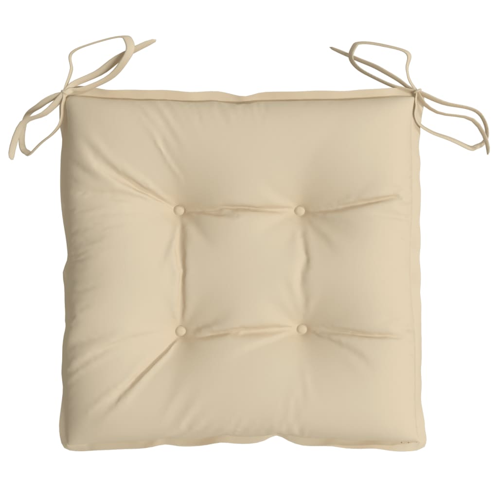 vidaXL Perne de scaun, 4 buc., bej, 50x50x7 cm, textil oxford vidaXL Perne de scaun, 4 buc., bej, 50x50x7 cm, textil oxford
