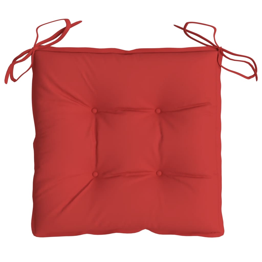 vidaXL Perne de scaun, 4 buc., roșu, 50x50x7 cm, textil oxford vidaXL Perne de scaun, 4 buc., roșu, 50x50x7 cm, textil oxford