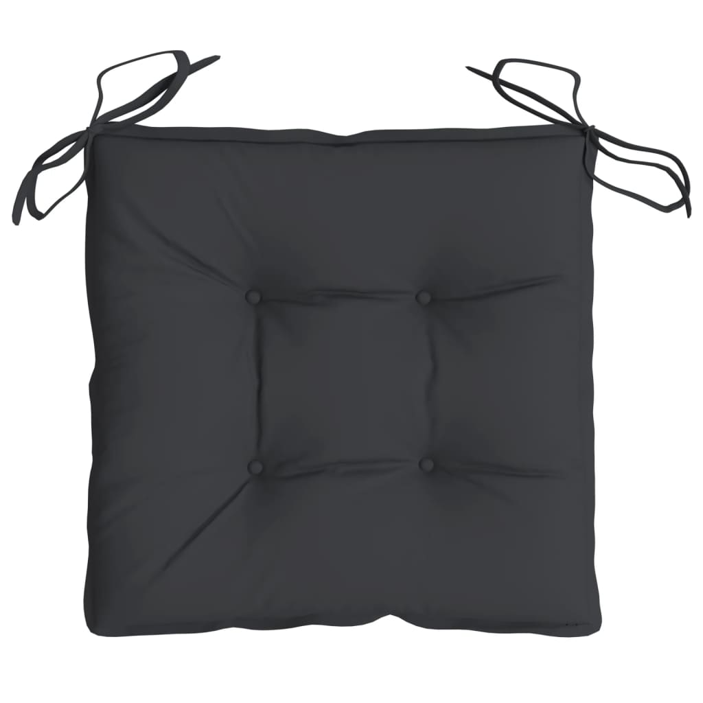 vidaXL Perne de scaun, 4 buc., negru, 50x50x7 cm, textil oxford vidaXL Perne de scaun, 4 buc., negru, 50x50x7 cm, textil oxford