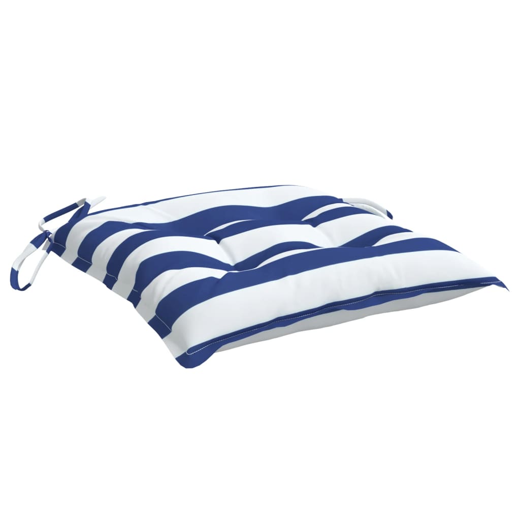 vidaXL Perne de scaun, 4 buc., albastru&alb, 50x50x7 cm, textil oxford vidaXL Perne de scaun, 4 buc., albastru&alb, 50x50x7 cm, textil oxford