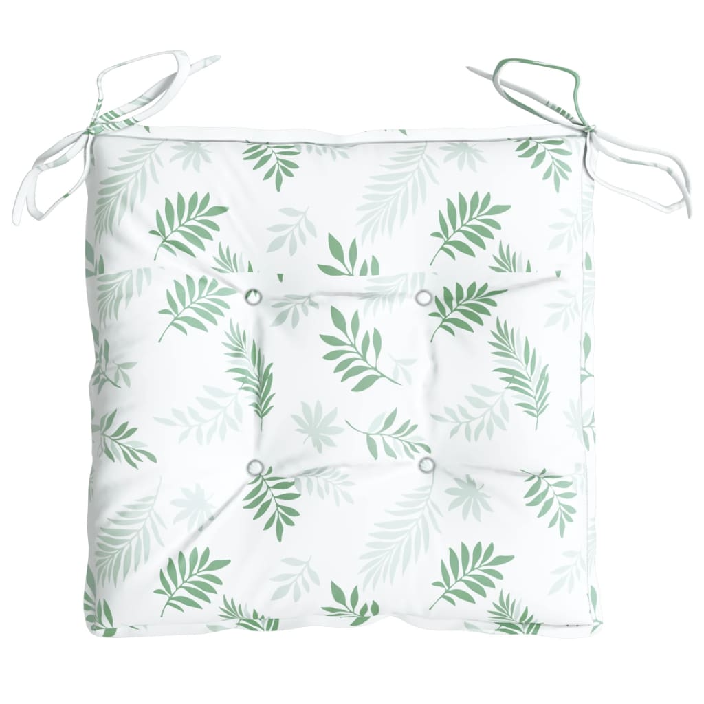 vidaXL Perne de scaun, 6 buc., model frunze, 50x50x7 cm, textil oxford