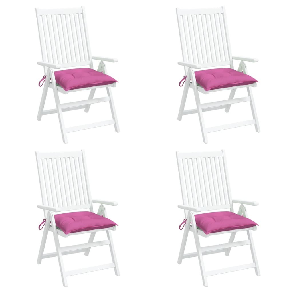 vidaXL Perne de scaun, 4 buc., roz, 50x50x7 cm, textil oxford vidaXL Perne de scaun, 4 buc., roz, 50x50x7 cm, textil oxford