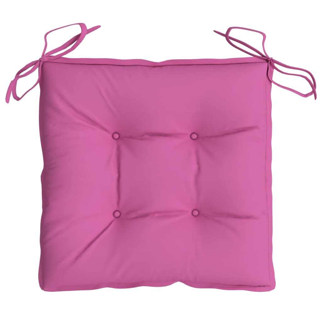vidaXL Perne de scaun, 4 buc., roz, 50x50x7 cm, textil oxford vidaXL Perne de scaun, 4 buc., roz, 50x50x7 cm, textil oxford