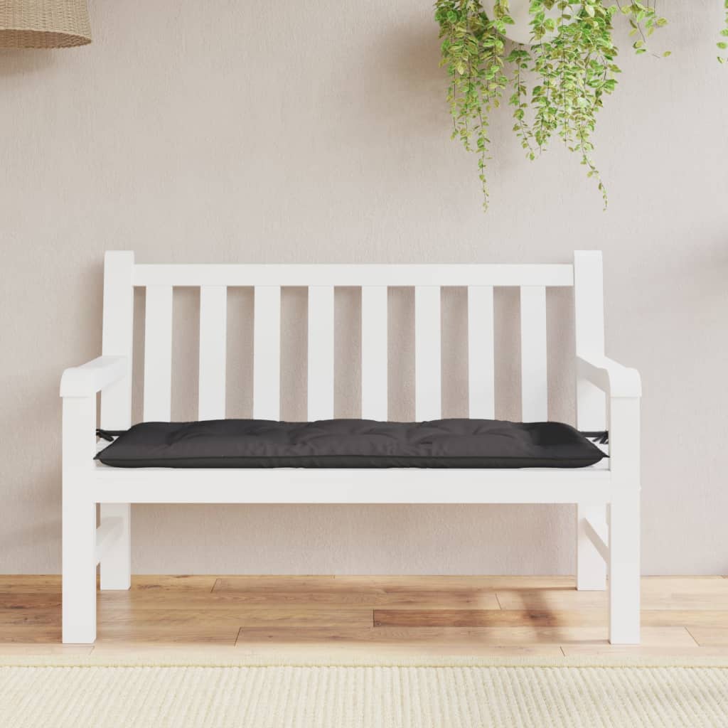 vidaXL Pernă bancă de grădină, antracit, 120x50x7 cm, material oxford vidaXL Pernă bancă de grădină, antracit, 120x50x7 cm, material oxford
