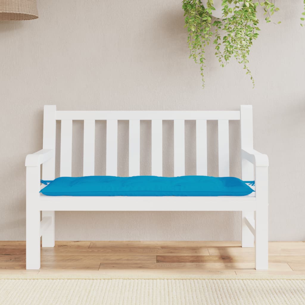 vidaXL Pernă de bancă, albastru deschis, 120x50x7 cm, material oxford vidaXL Pernă de bancă, albastru deschis, 120x50x7 cm, material oxford