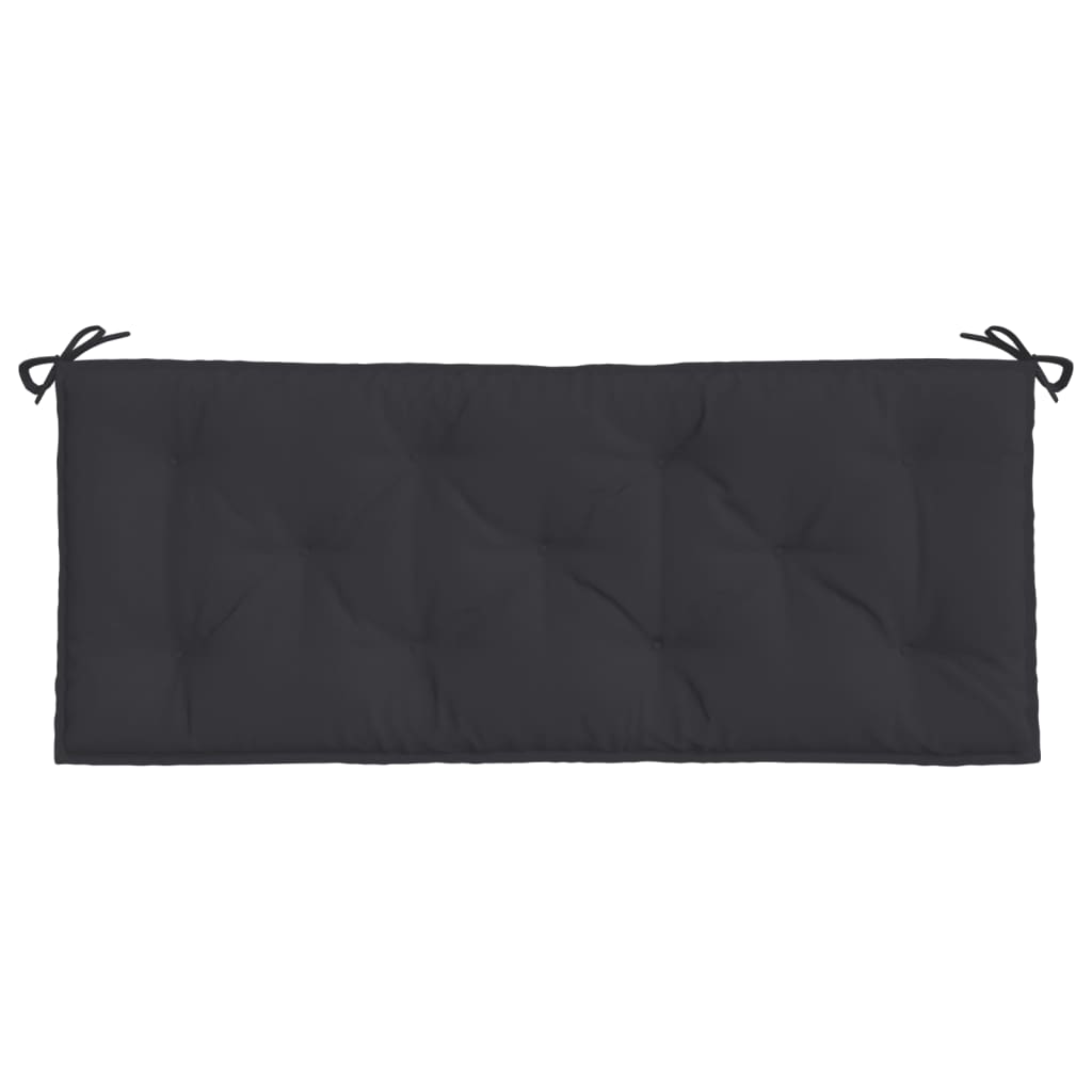 vidaXL Pernă bancă de grădină, negru, 120x50x7 cm, material oxford