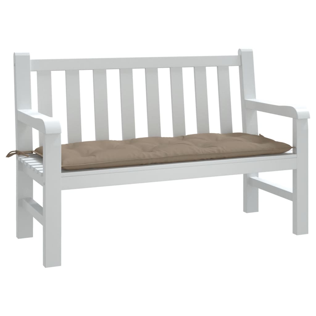 vidaXL Pernă bancă de grădină, gri taupe, 120x50x7 cm, material oxford vidaXL Pernă bancă de grădină, gri taupe, 120x50x7 cm, material oxford