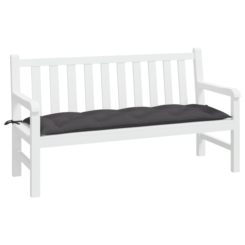 vidaXL Pernă bancă de grădină, antracit, 150x50x7 cm, material oxford vidaXL Pernă bancă de grădină, antracit, 150x50x7 cm, material oxford