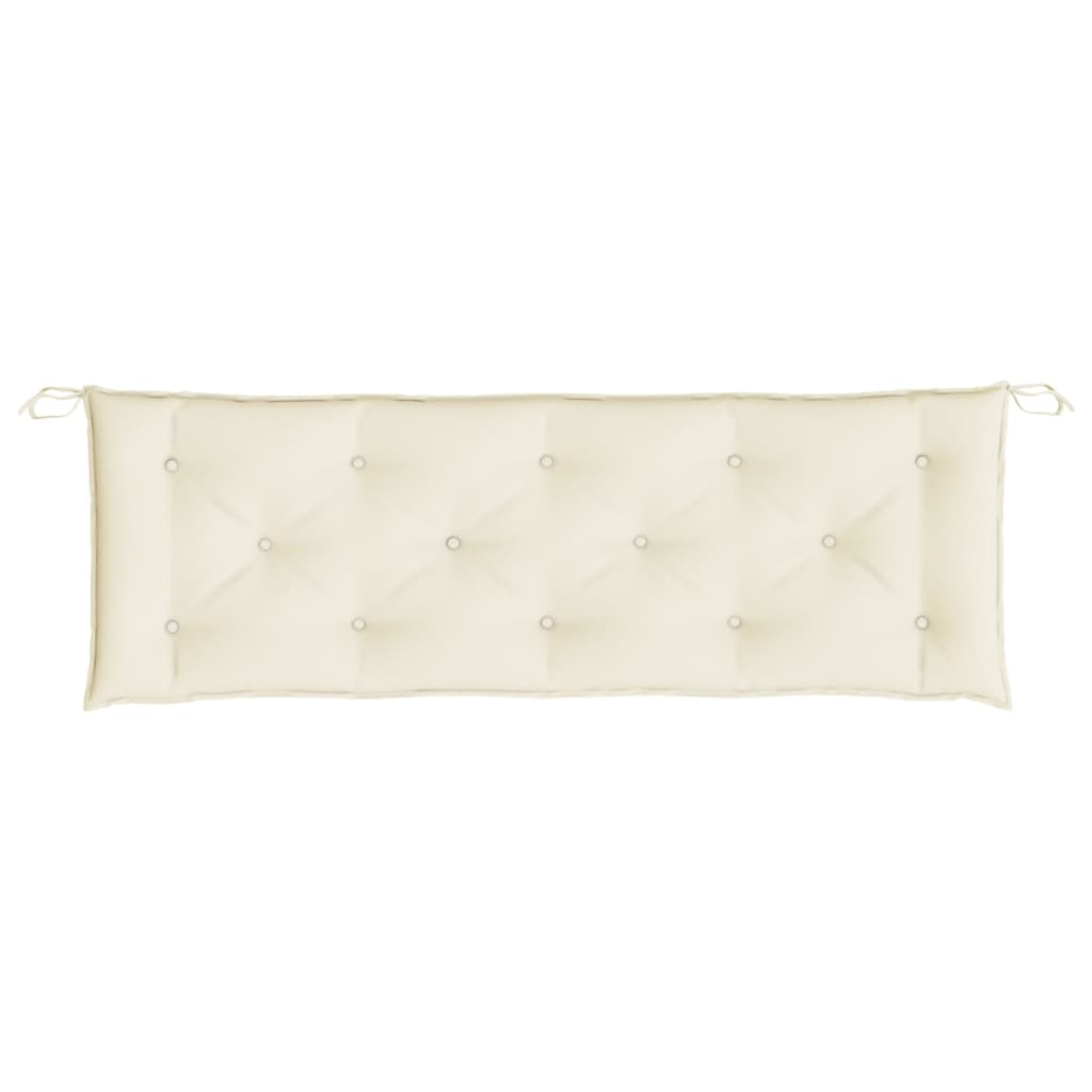 vidaXL Pernă bancă de grădină, crem, 150x50x7 cm, textil oxford vidaXL Pernă bancă de grădină, crem, 150x50x7 cm, textil oxford