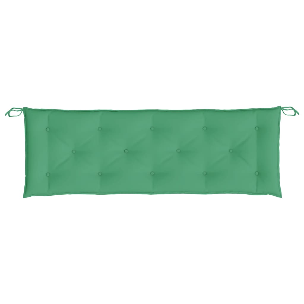 vidaXL Pernă bancă de grădină, verde, 150x50x7 cm, material oxford